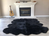 LAMBZY Genuine Sheepskin Silky Area Rug - Thick Strong Bottom Texture Stain Resistant Area Rug - lambzydecor.com