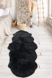 LAMBZY Genuine Sheepskin Silky Area Rug - Thick Strong Bottom Texture Stain Resistant Area Rug - lambzydecor.com
