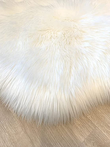 LAMBZY Faux Sheepskin Super Soft Hypoallergenic Silky Shag Rug for Living Room, Kids Room, Sofa - lambzydecor.com