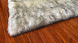 LAMBZY Faux Sheepskin Super Soft Hypoallergenic Square Area Rug Plush Fur Premium Shag - lambzydecor.com