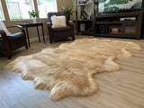 LAMBZY Faux Sheepskin Super Soft Hypoallergenic Silky Shag Rug for Living Room, Kids Room, Sofa - lambzydecor.com