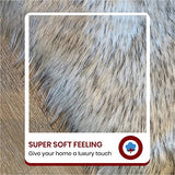 Luxury Faux Sheepskin Fur Rug, Fluffy Area Rug, Non-Slip Home Décor Accent - lambzydecor.com