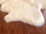 LAMBZY Genuine Sheepskin Silky Area Rug - Thick Strong Bottom Texture Stain Resistant Area Rug - lambzydecor.com