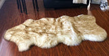 Luxury Faux Sheepskin Shaggy Silky Plush Carpet - Hypoallergenic, Free Shape Rug - lambzydecor.com