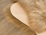 LAMBZY Faux Sheepskin Super Soft Hypoallergenic Silky Round Shag Rug for Living & Kids Room, Sofa - lambzydecor.com