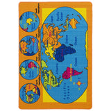 Colorful Kids Educational Rug for Playroom and Classroom - Learn and Play - lambzydecor.com