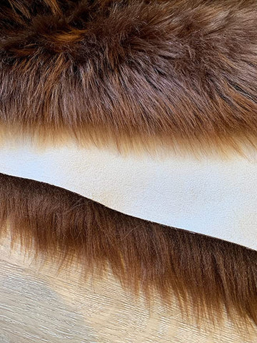 LAMBZY Faux Sheepskin Super Soft Hypoallergenic Silky Round Shag Rug for Living & Kids Room, Sofa - lambzydecor.com