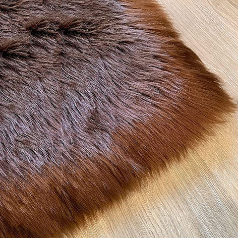 LAMBZY High Pile Super Fluffy Soft Faux Sheepskin Rug, Classic Sheepskin Super Soft to Touch Rug - lambzydecor.com