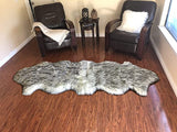 LAMBZY Genuine Sheepskin Silky Area Rug - Thick Strong Bottom Texture Stain Resistant Area Rug - lambzydecor.com