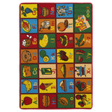 Colorful Kids Educational Rug for Playroom and Classroom - Learn and Play - lambzydecor.com