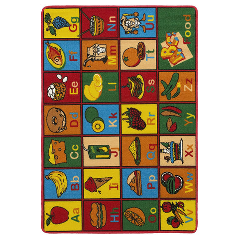 Colorful Kids Educational Rug for Playroom and Classroom - Learn and Play - lambzydecor.com