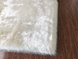 LAMBZY Faux Sheepskin Super Soft Hypoallergenic Square Area Rug Plush Fur Premium Shag - lambzydecor.com