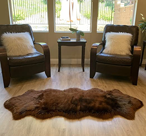 LAMBZY Faux Sheepskin Super Soft Hypoallergenic Silky Shag Rug for Living Room, Kids Room, Sofa - lambzydecor.com