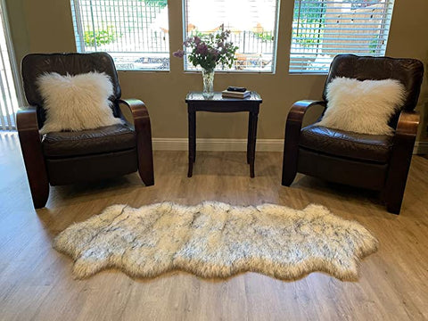 LAMBZY Faux Sheepskin Super Soft Hypoallergenic Silky Shag Rug for Living Room, Kids Room, Sofa - lambzydecor.com