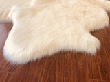 Luxury Faux Sheepskin Shaggy Silky Plush Carpet - Hypoallergenic, Free Shape Rug - lambzydecor.com