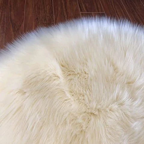 LAMBZY Faux Sheepskin Super Soft Hypoallergenic Rug Plush Fur - lambzydecor.com