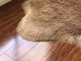 Luxury Faux Sheepskin Shaggy Silky Plush Carpet - Hypoallergenic, Free Shape Rug - lambzydecor.com