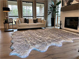 Luxury Faux Sheepskin Shaggy Silky Plush Carpet - Hypoallergenic, Free Shape Rug - lambzydecor.com
