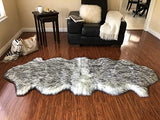 Luxury Faux Sheepskin Shaggy Silky Plush Carpet - Hypoallergenic, Free Shape Rug - lambzydecor.com