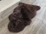 Genuine Sheepskin Area Rug with Strong Bottom Texture - Maya Collection, Black 2’X3' (60X90Cm) - lambzydecor.com