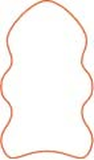 Genuine Sheepskin Area Rug with Strong Bottom Texture - Maya Collection, Black 2’X3' (60X90Cm) - lambzydecor.com