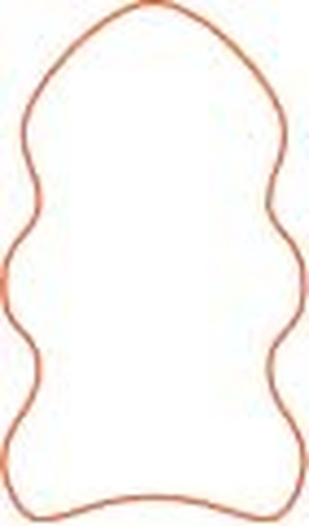 Genuine Sheepskin Area Rug with Strong Bottom Texture - Maya Collection, Black 2’X3' (60X90Cm) - lambzydecor.com