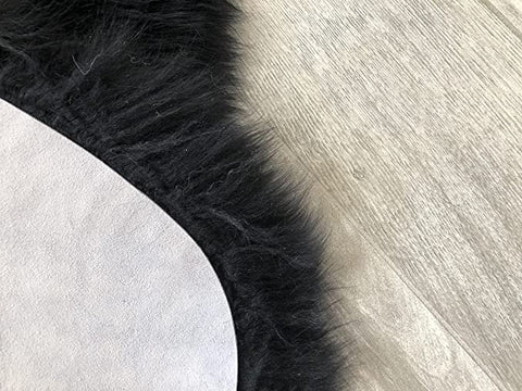 LAMBZY Genuine Sheepskin Silky Area Rug - Thick Strong Bottom Texture Stain Resistant Area Rug - lambzydecor.com