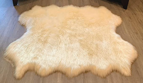 LAMBZY Faux Sheepskin Super Soft Hypoallergenic Silky Shag Rug for Living Room, Kids Room, Sofa - lambzydecor.com