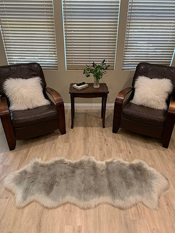LAMBZY Faux Sheepskin Super Soft Hypoallergenic Silky Shag Rug for Living Room, Kids Room, Sofa - lambzydecor.com