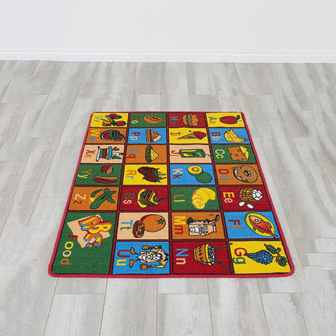 Colorful Kids Educational Rug for Playroom and Classroom - Learn and Play - lambzydecor.com