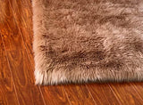 Versatile Faux Sheepskin Border Rug - Adds Coziness to Your Living Space - lambzydecor.com