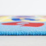 Colorful Kids Educational Rug for Playroom and Classroom - Learn and Play - lambzydecor.com