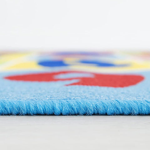 Colorful Kids Educational Rug for Playroom and Classroom - Learn and Play - lambzydecor.com