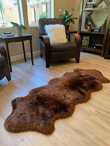 LAMBZY Faux Sheepskin Super Soft Hypoallergenic Silky Shag Rug for Living Room, Kids Room, Sofa - lambzydecor.com