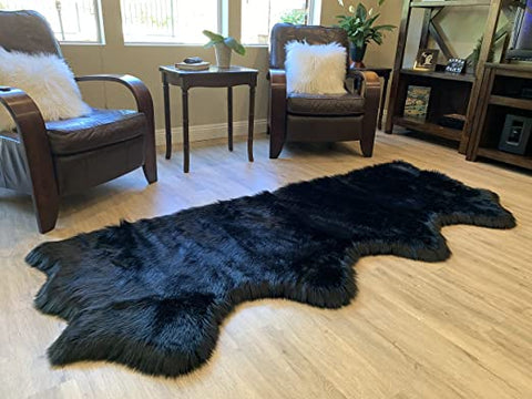 LAMBZY Faux Sheepskin Super Soft Hypoallergenic Silky Shag Rug for Living Room, Kids Room, Sofa - lambzydecor.com