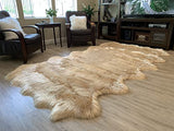 LAMBZY Faux Sheepskin Super Soft Hypoallergenic Silky Shag Rug for Living Room, Kids Room, Sofa - lambzydecor.com