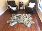 LAMBZY Genuine Sheepskin Silky Area Rug - Thick Strong Bottom Texture Stain Resistant Area Rug - lambzydecor.com