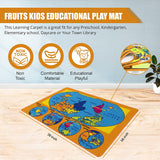 Colorful Kids Educational Rug for Playroom and Classroom - Learn and Play - lambzydecor.com