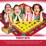 Colorful Kids Educational Rug for Playroom and Classroom - Learn and Play - lambzydecor.com