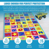 Colorful Kids Educational Rug for Playroom and Classroom - Learn and Play - lambzydecor.com