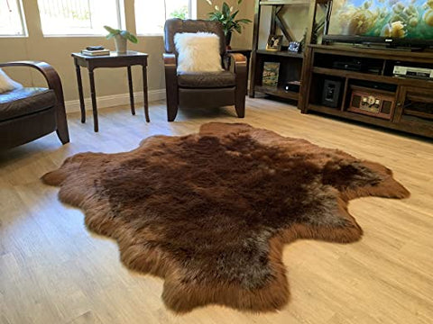 LAMBZY Faux Sheepskin Super Soft Hypoallergenic Silky Shag Rug for Living Room, Kids Room, Sofa - lambzydecor.com