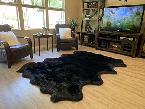 LAMBZY Faux Sheepskin Super Soft Hypoallergenic Silky Shag Rug for Living Room, Kids Room, Sofa - lambzydecor.com