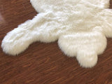 LAMBZY Faux Sheepskin Super Soft Hypoallergenic Silky Shag Bear Rug for Living Room, Kids Room, Sofa - lambzydecor.com