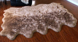 Luxury Faux Sheepskin Shaggy Silky Plush Carpet - Hypoallergenic, Free Shape Rug - lambzydecor.com
