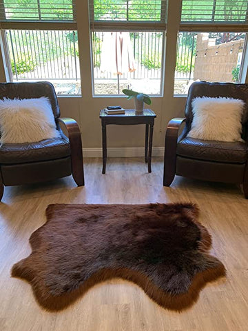 LAMBZY Faux Sheepskin Super Soft Hypoallergenic Silky Shag Rug for Living Room, Kids Room, Sofa - lambzydecor.com