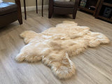 LAMBZY Faux Sheepskin Super Soft Hypoallergenic Silky Shag Bear Rug for Living Room, Kids Room, Sofa - lambzydecor.com