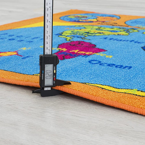 Colorful Kids Educational Rug for Playroom and Classroom - Learn and Play - lambzydecor.com