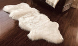 Luxury Faux Sheepskin Shaggy Silky Plush Carpet - Hypoallergenic, Free Shape Rug - lambzydecor.com