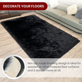 LAMBZY High Pile Super Fluffy Soft Faux Sheepskin Rug, Classic Sheepskin Super Soft to Touch Rug - lambzydecor.com