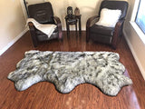 LAMBZY Genuine Sheepskin Silky Area Rug - Thick Strong Bottom Texture Stain Resistant Area Rug - lambzydecor.com